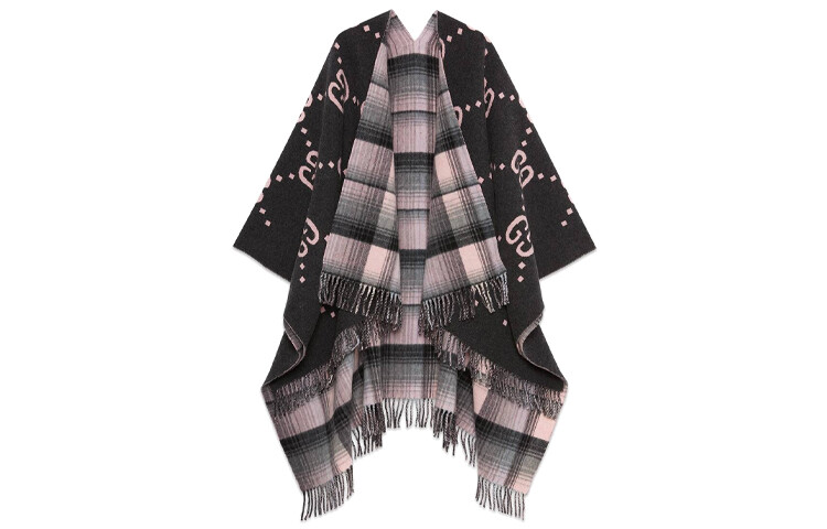 

GUCCI унисекс шаль, Dark Gray