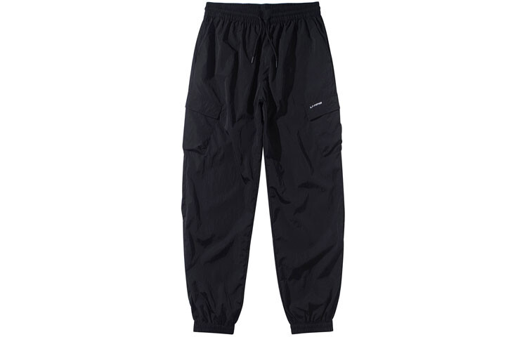 

Спортивная модная коллекция трикотажные спортивные штаны женские черные Lining