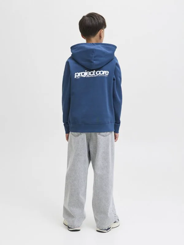 Джинсы свободного кроя jjiron jjoriginal Jack & Jones Junior, Grey Denim — фото 3