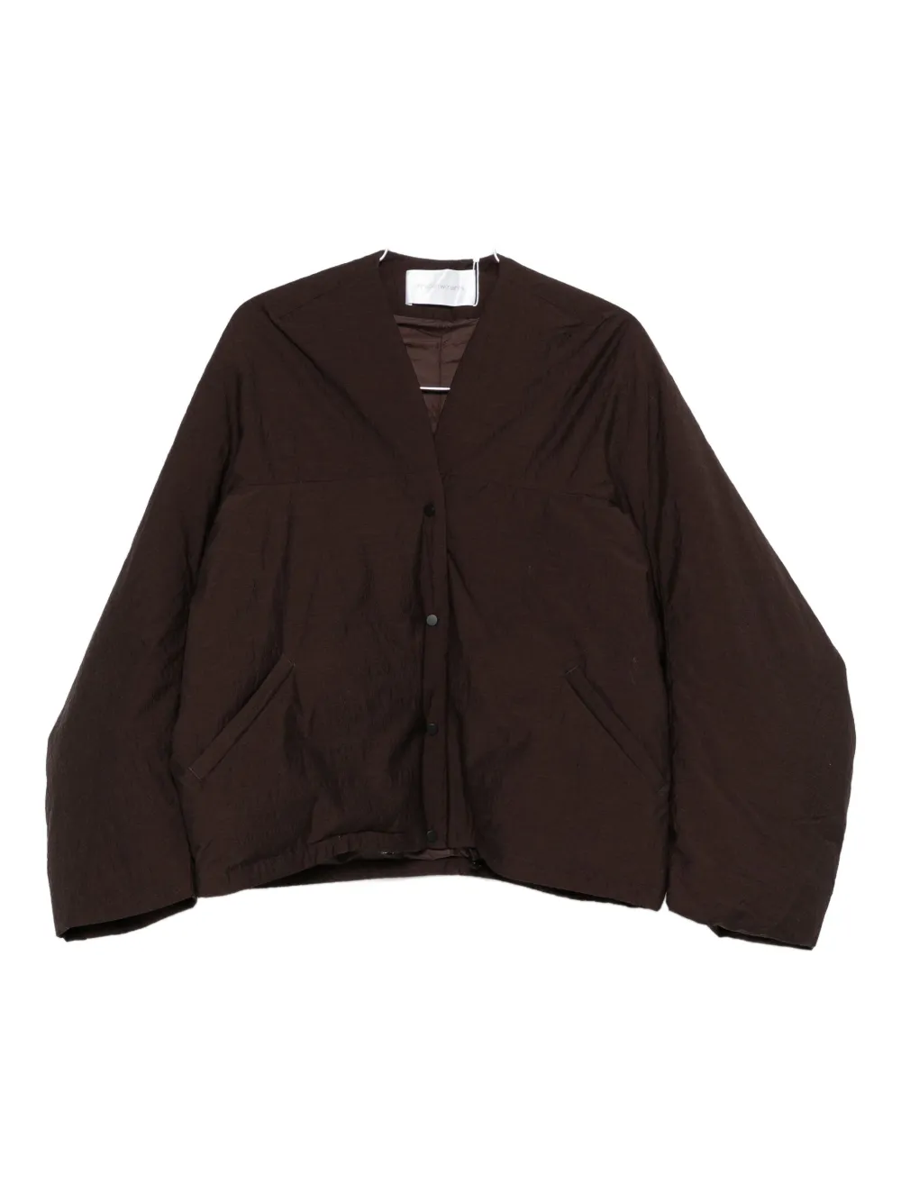 

Пуховик Jhadim с V-образным вырезом Christian Wijnants, красный