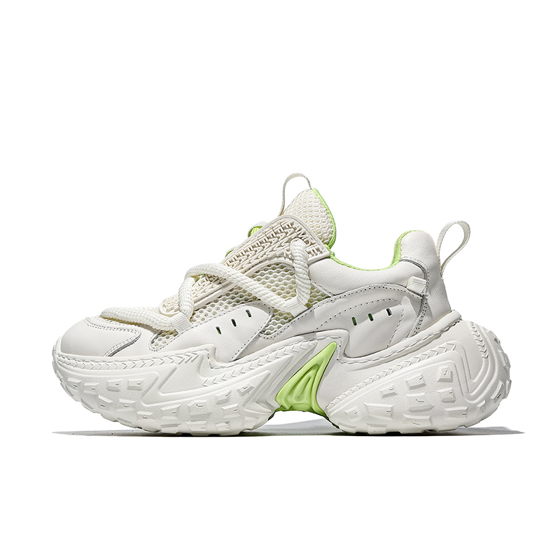 

Кроссовки Chunky Unisex Low top MOERBAI, белый зеленый