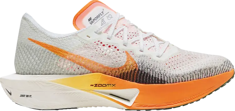 

Кроссовки ZoomX VaporFly Next% 3 'Sea Glass Bright Mandarin', белый, Серый, Кроссовки ZoomX VaporFly Next% 3 'Sea Glass Bright Mandarin', белый
