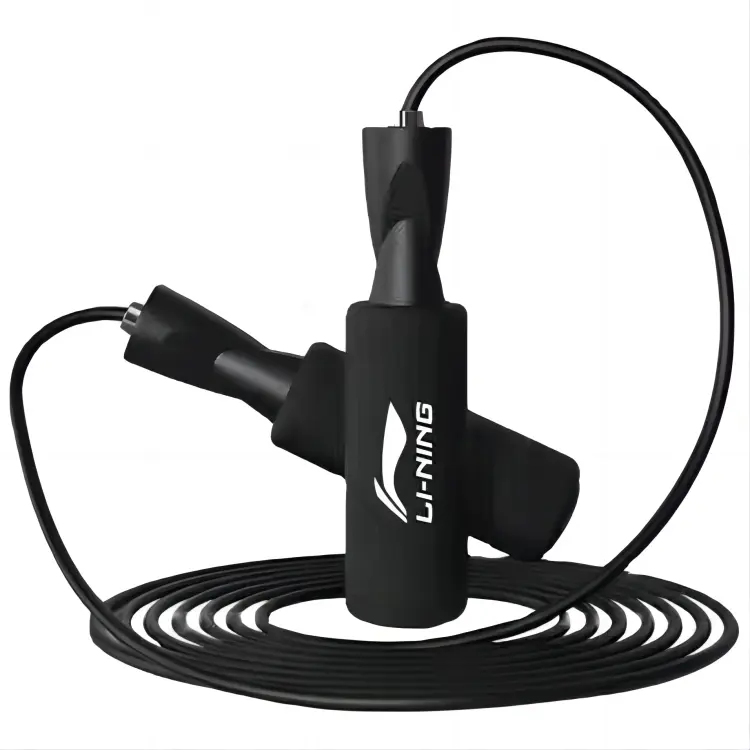 

LINING Скакалка для фитнеса взрослые материал троса pvc материал рукоятки pp foam примерно 2,9 м black