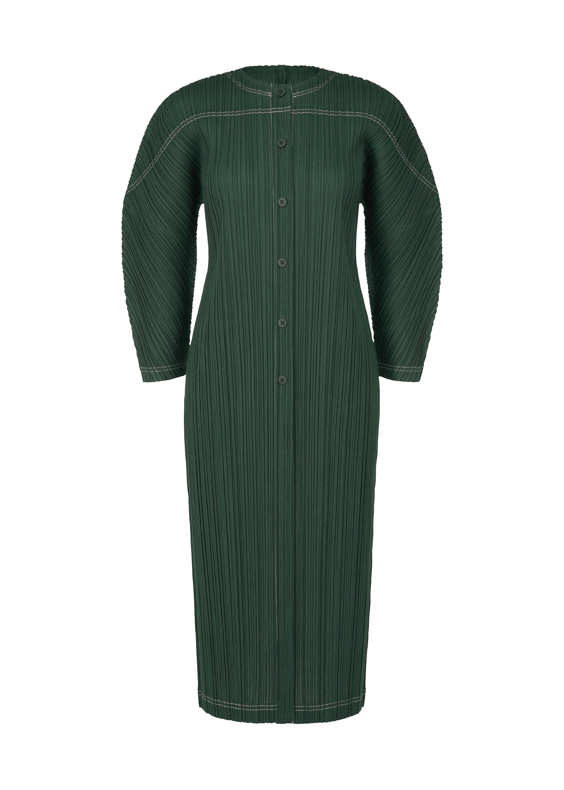 

Кардиган ramie pleats Pleats Please Issey Miyake, зеленый