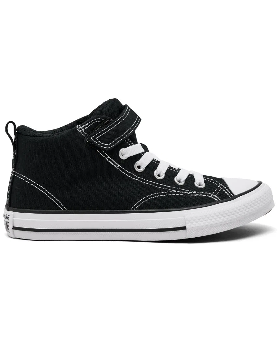 Детские кроссовки Chuck Taylor All Star Malden Street Casual от Finish Line Converse, белый/черный — фото 2