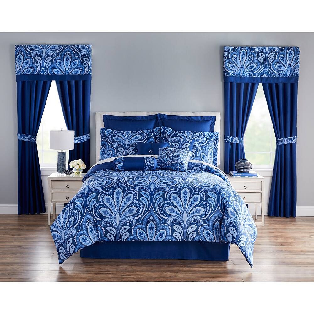 

Brylanehome James Набор одеял из 20 предметов BrylaneHome, синий
