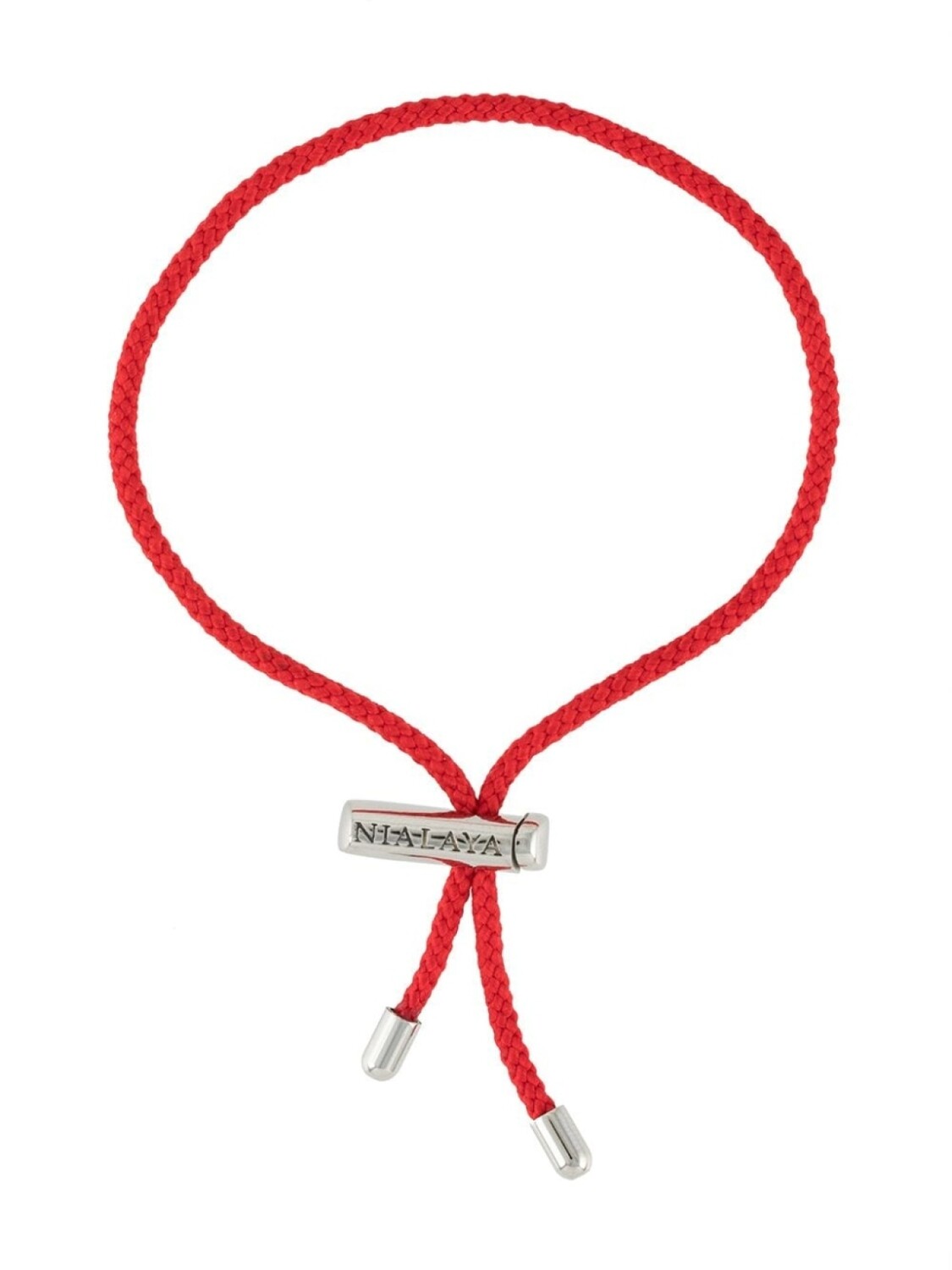 

Браслет с логотипом Nialaya Jewelry, красный