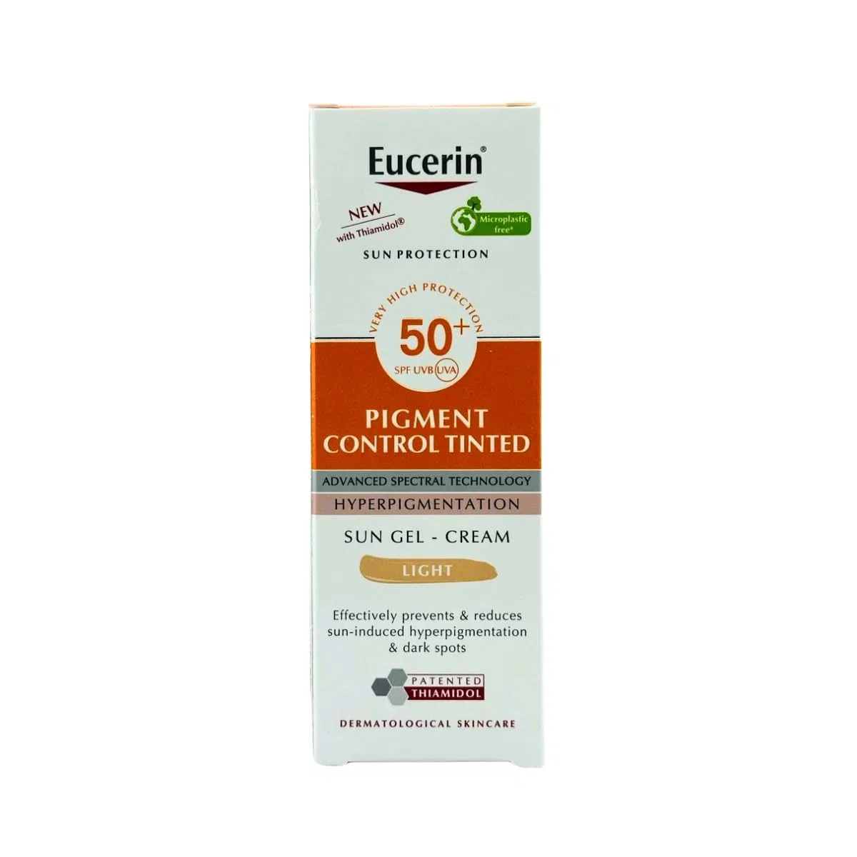 Солнцезащитный тонирующий крем для лица «Sun Pigment Control Tinted Light» SPF 50 от Eucerin, 50 мл Eucerin — фото 4