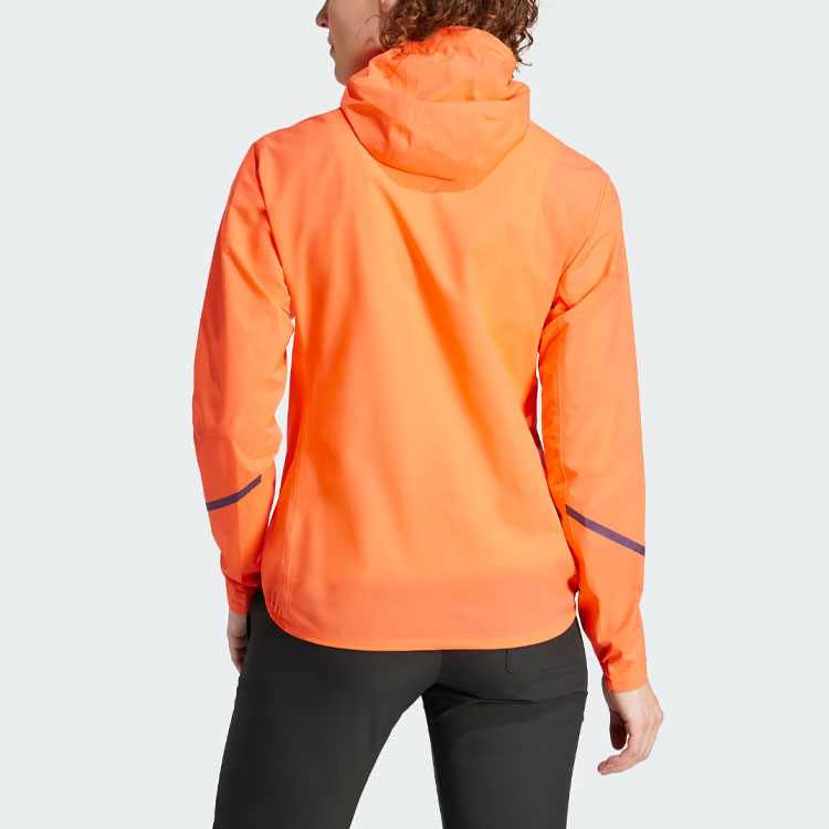Adidas Terrex Xperior 2.5l Light Rain.Rdy Куртка Женская Половина Ударный Оранжевый — фото 4