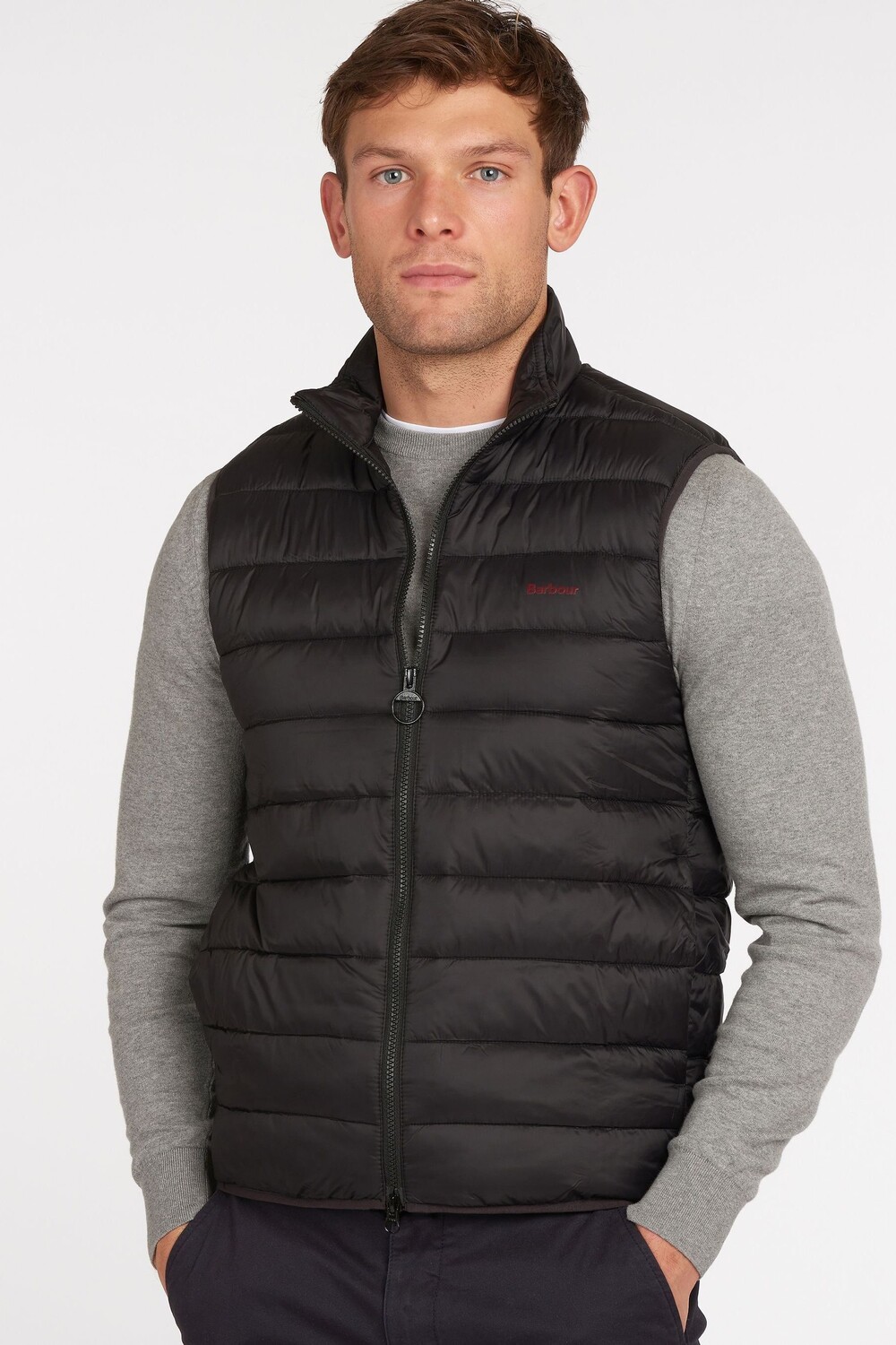 

Стеганый жилет Bretby Barbour, черный