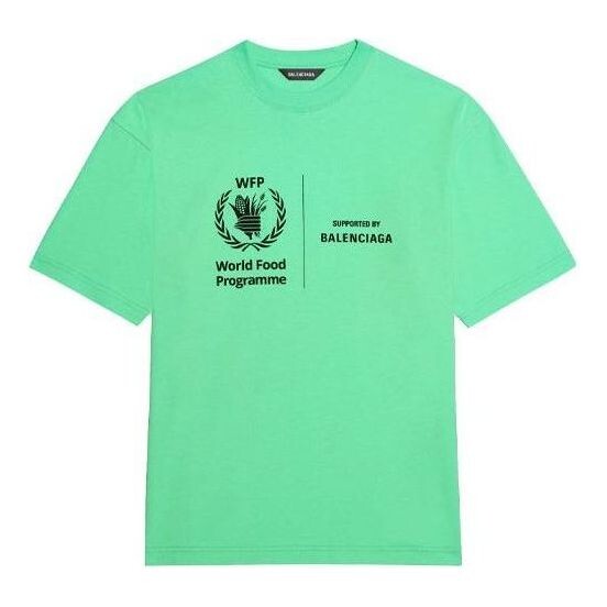 

Футболка x wfp t-shirt medium fit 'green' Balenciaga, зеленый