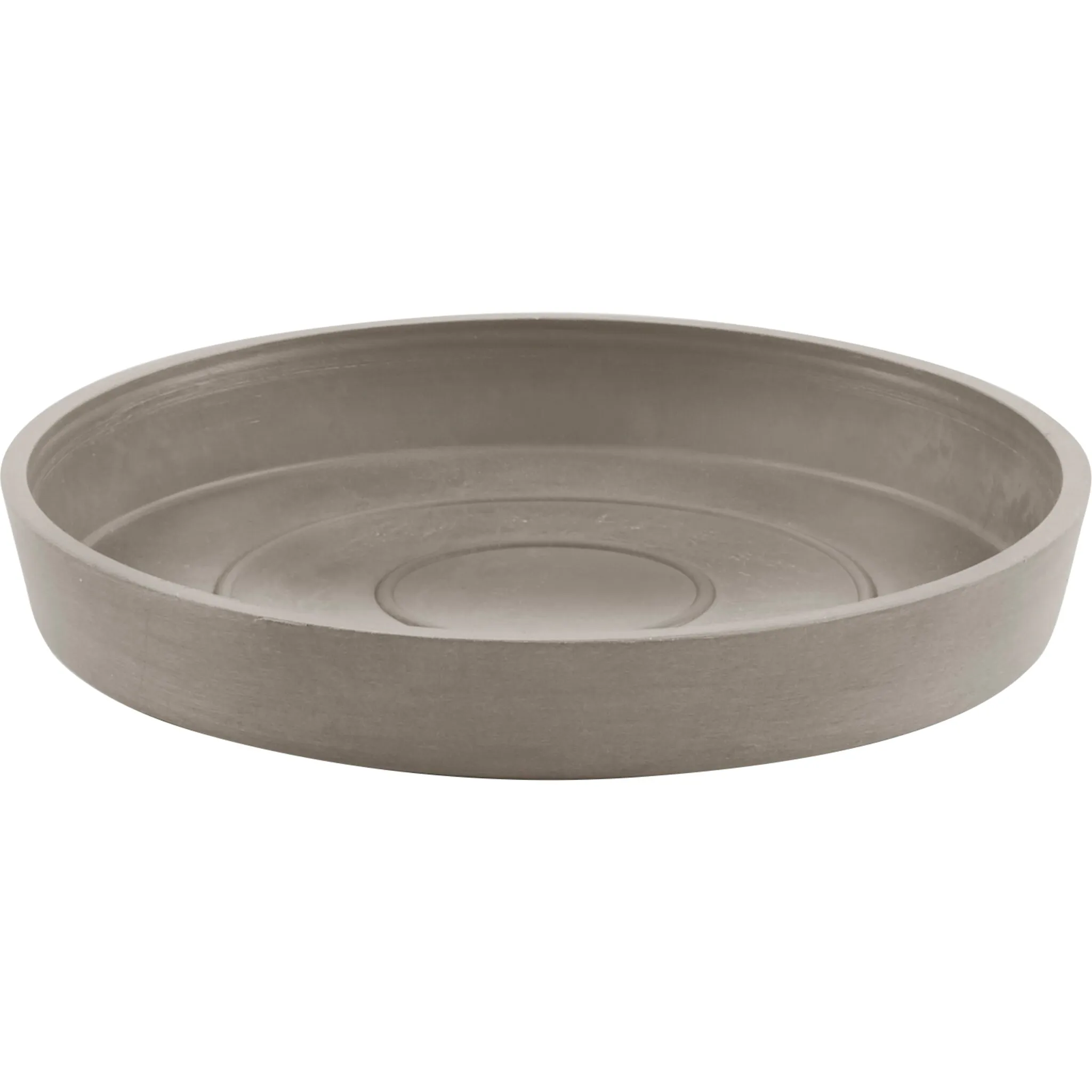 

ECOPOTS Подставка для цветочного горшка «ROUND SAUCER Taupe», ШxГxВ: 18x18x2,5 см, серо-коричневый