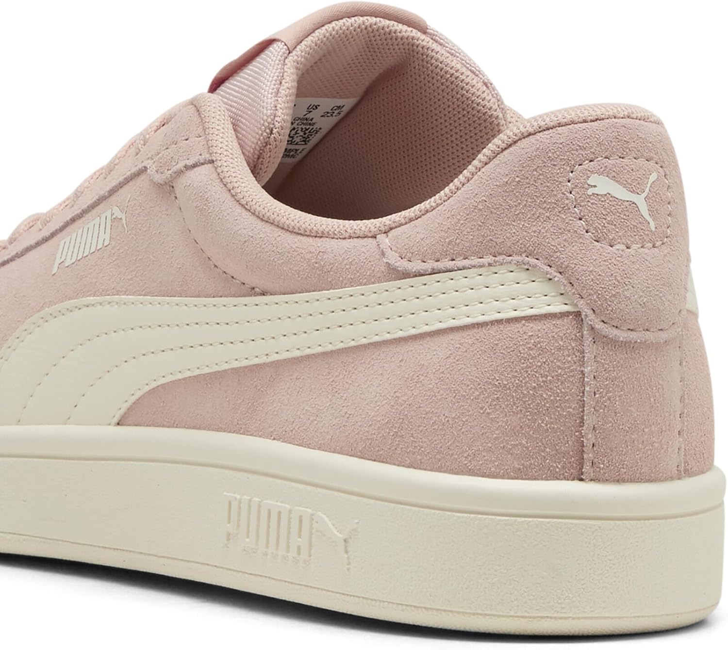 Мужские низкие кроссовки PUMA, белый/розовый — фото 2
