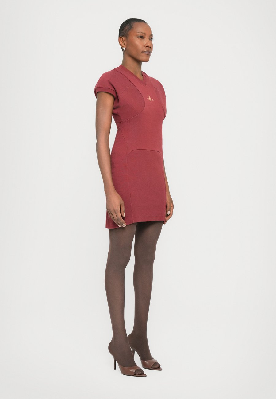 Платье Vivienne Westwood POURPOINT FOOTBALL DRESS, Brick/Dark Red — фото 4