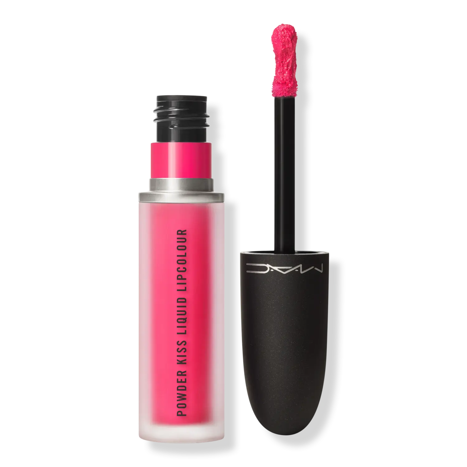 

Жидкая помада Powder Kiss, стойкая помада MAC, Billion $ Smile (bright fluorescent pink)