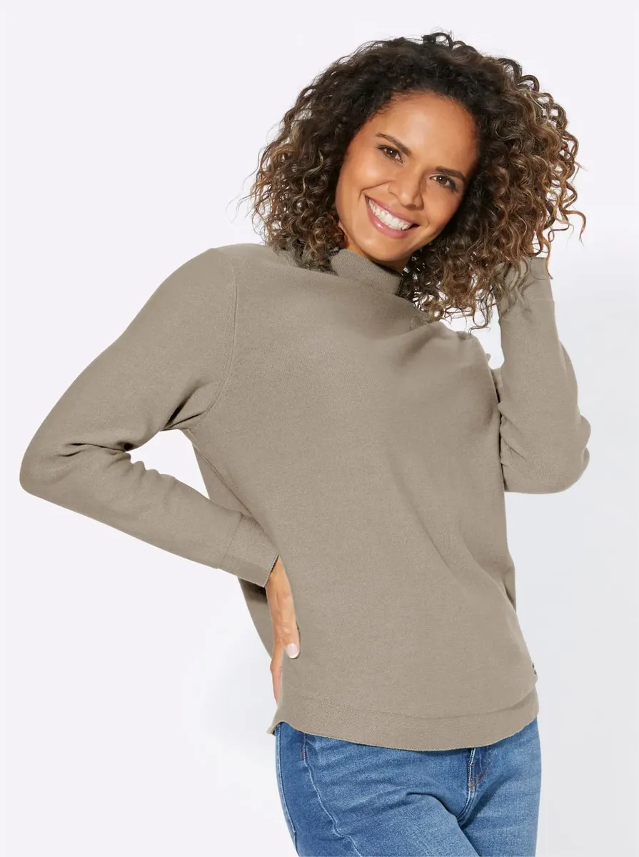 

Casual Looks Вязаный джемпер "Пуловер", цвет Sesam