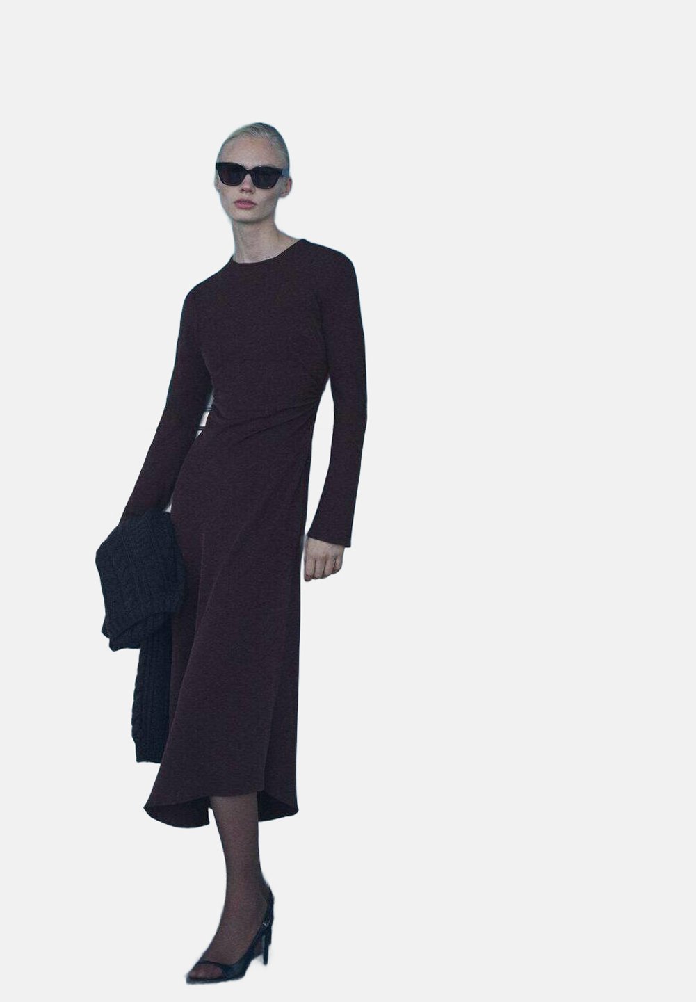 

Повседневное платье Mango, коричневый