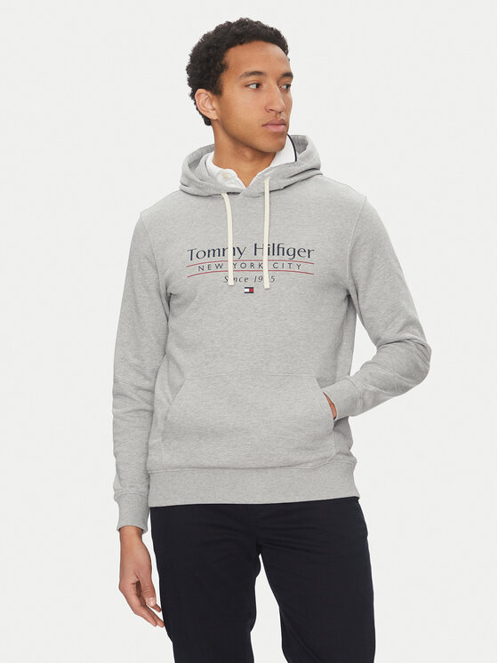 

Толстовка обычного кроя Center Stack MW0MW38672 Tommy Hilfiger, серый