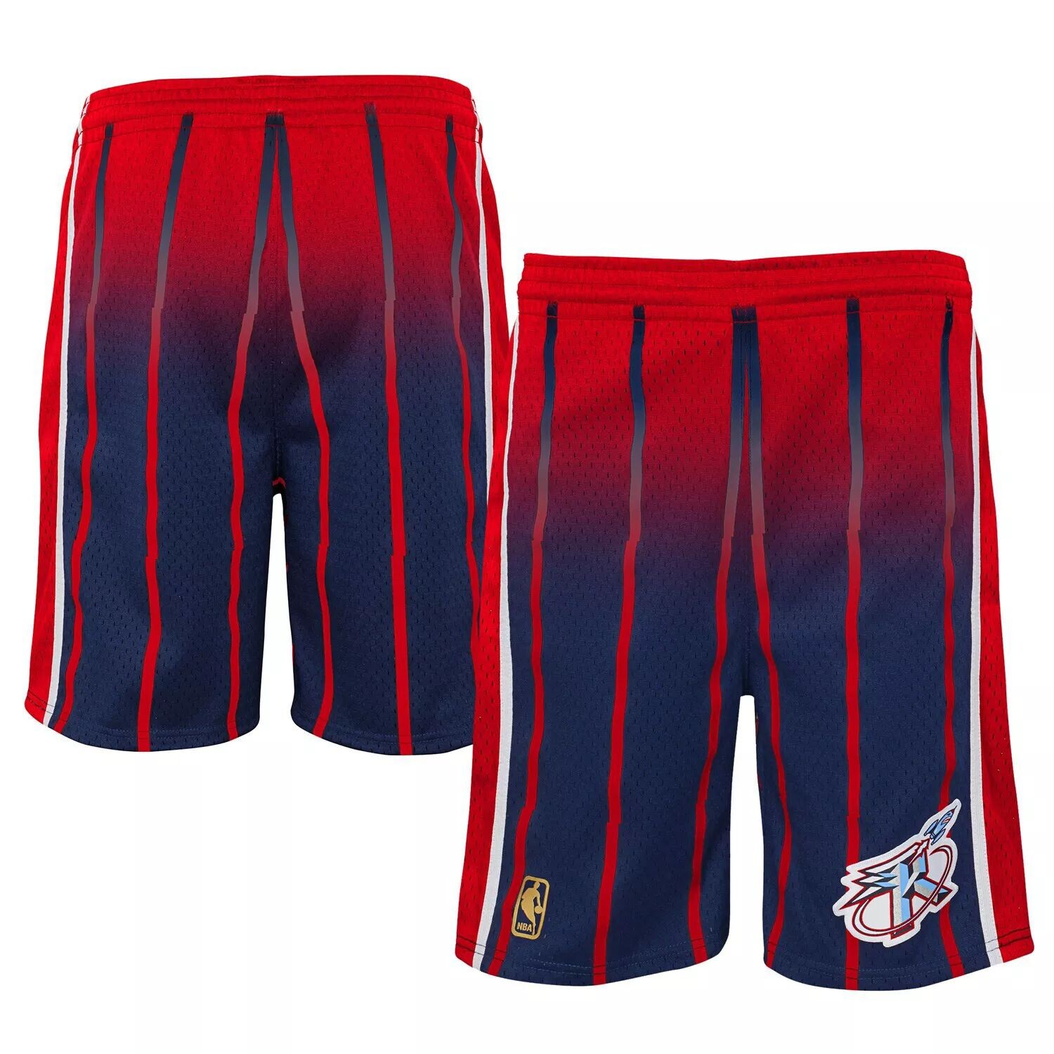 

Молодежные шорты Mitchell & Ness Navy/Red Houston Rockets 1996/97 Hardwood Classics Fadeaway Reload 3.0 Swingman Unbranded