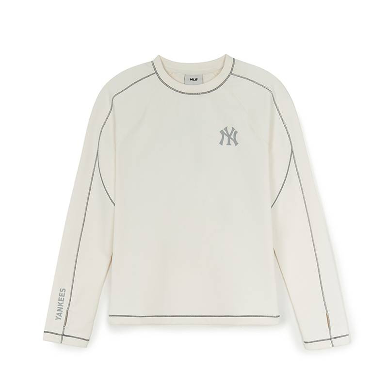 Футболка new york yankees fw25 для детей MLB KIDS, кремовый