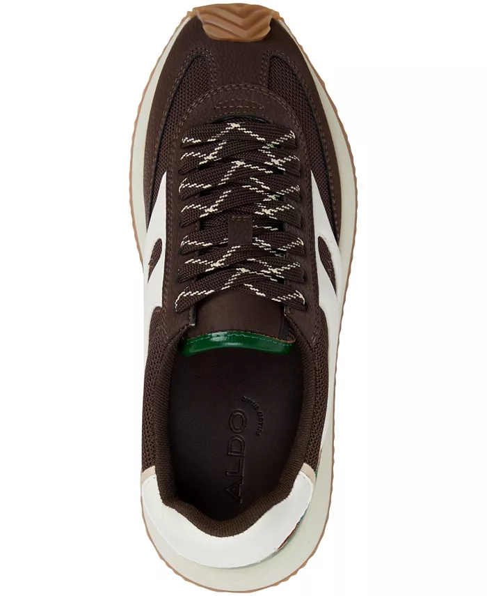 Женские кроссовки Deanna Retro на шнуровке ALDO, коричневый — фото 3