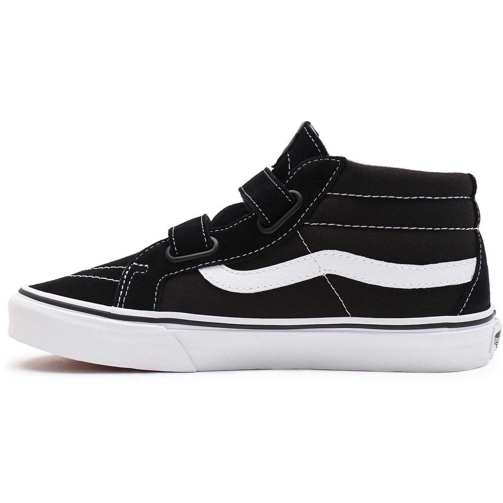 Детские повседневные кроссовки SK8-Mid Reissue V Vans, Black/True White — фото 2