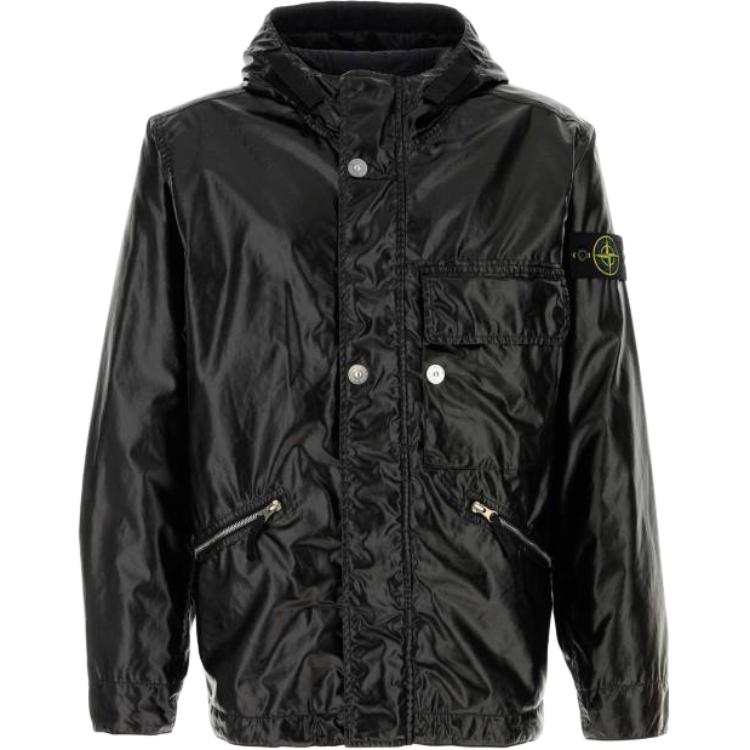

Утилитарная куртка с капюшоном STONE ISLAND, черный