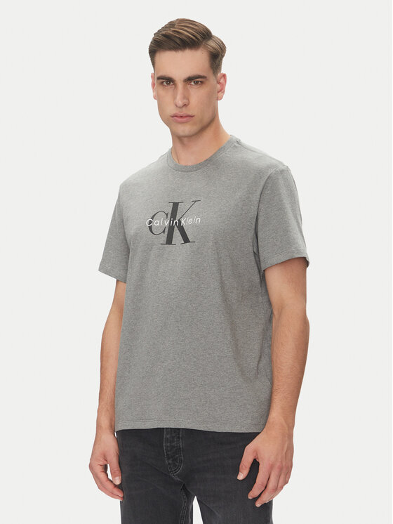 

Футболка обычного кроя Hero Monologo LV04RB862G Calvin Klein Jeans, серый