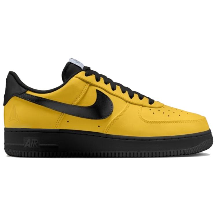 Nike Кроссовки Air Force 1 Abrasion Resistant Low top Skateboard Unisex Yellow Black — фото 3