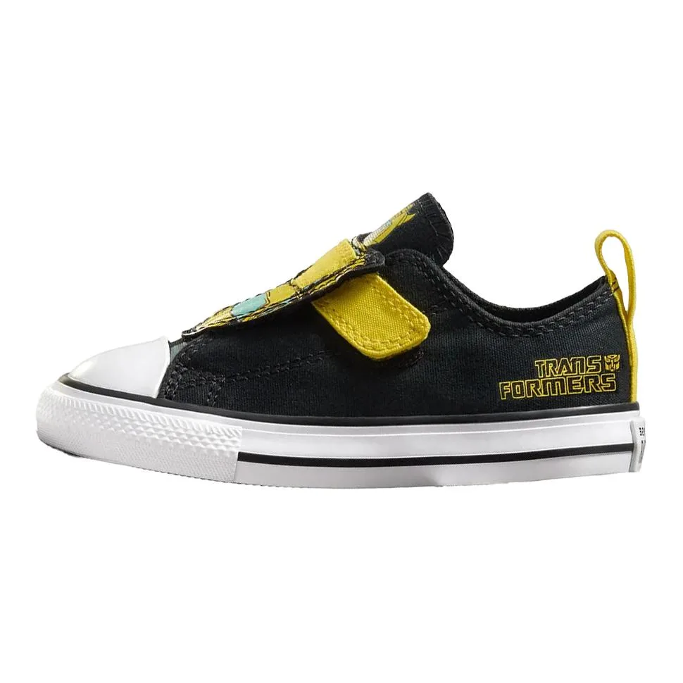 Converse TRANSFORMERS x All Star Chuck Taylor Low top детские туфли черные желтые