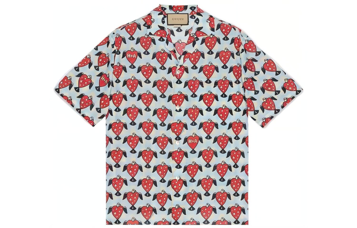 

X Harry Styles Совместная рубашка унисекс многоцветная Gucci, цвет Multicolor