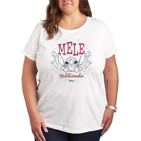 

Футболка Lilo and Stitch Mele Kalikimaka plus size Disney