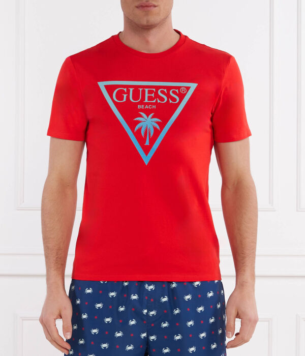 

Футболки Slim fit Guess Underwear, красный
