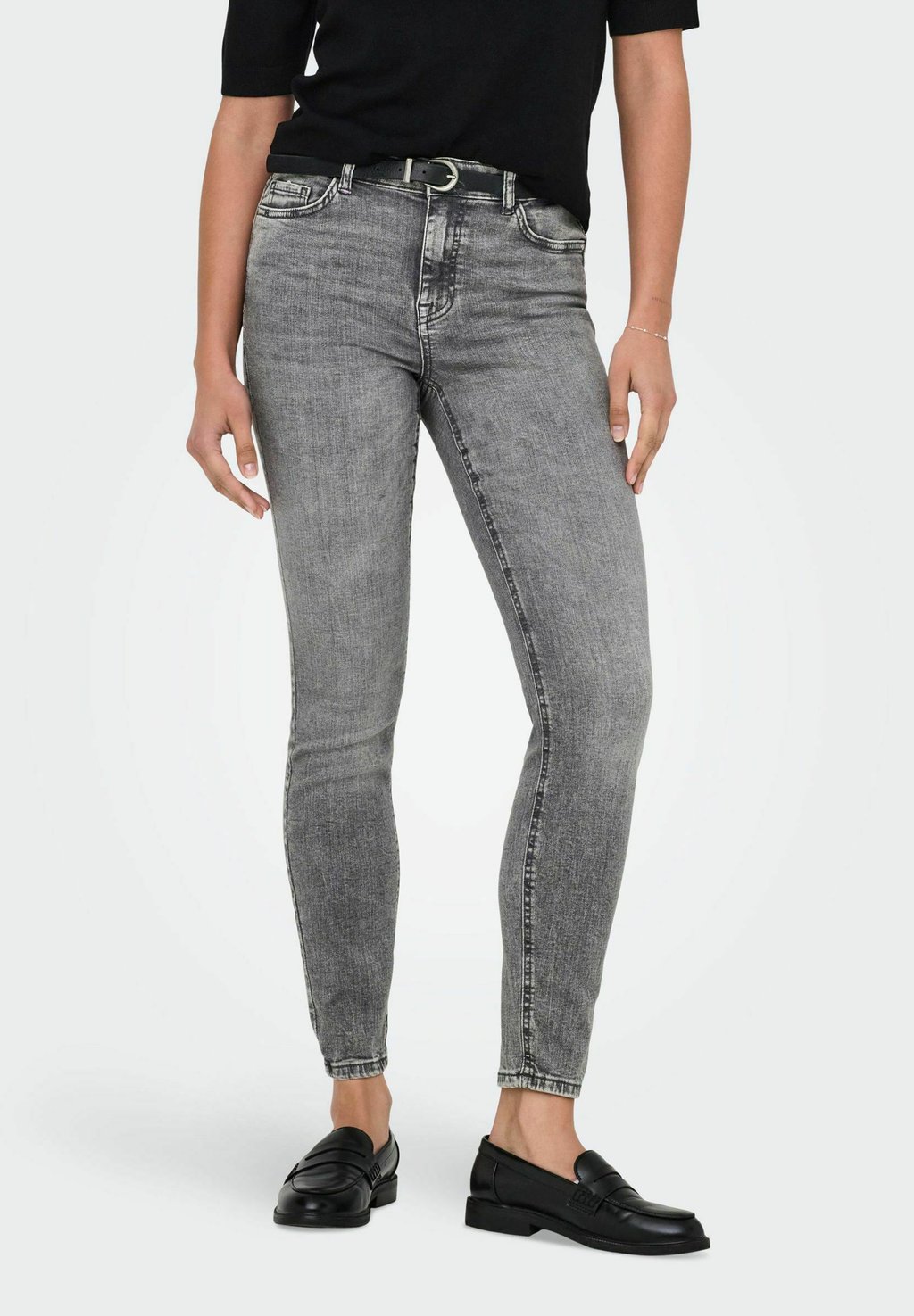

Джинсы облегающего кроя FINA MITTLERE TAILLE JDY, цвет Light Grey Denim