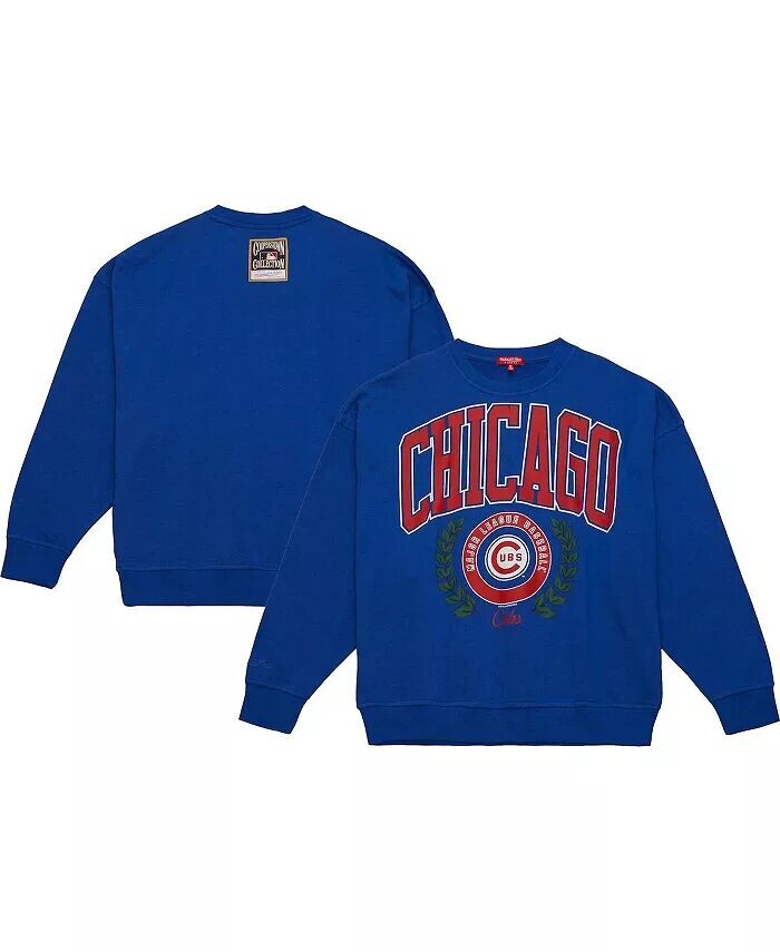 

Женский пуловер с логотипом Royal Chicago Cubs Lt 2.0 Mitchell & Ness, синий