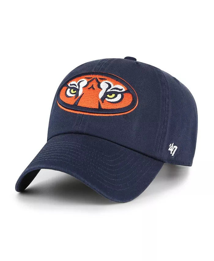 

Мужская темно-синяя регулируемая кепка Auburn Tigers Clean Up '47 Brand