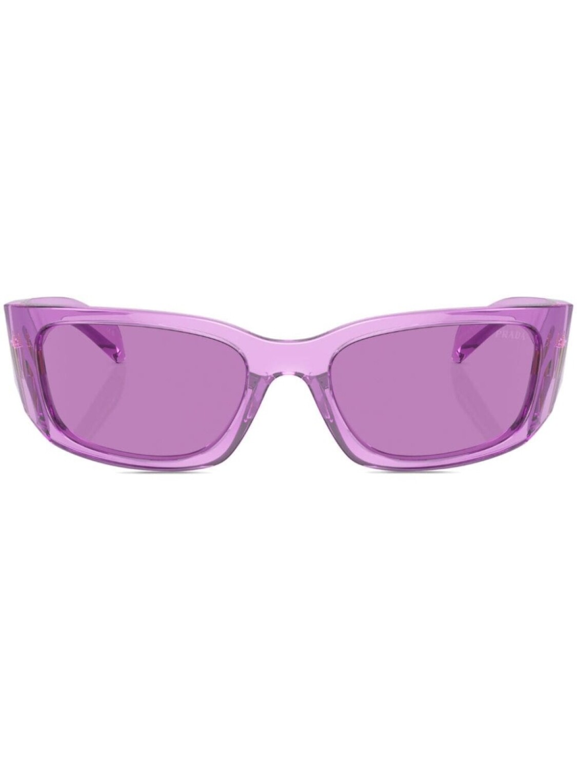 

Prada Eyewear солнцезащитные очки Prada PR A14S в овальной оправе, розовый