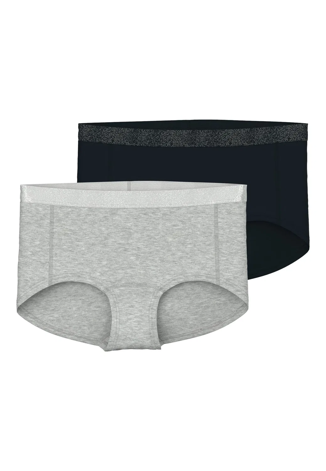 Трусы 2er-Pack Name it, black/grey melange