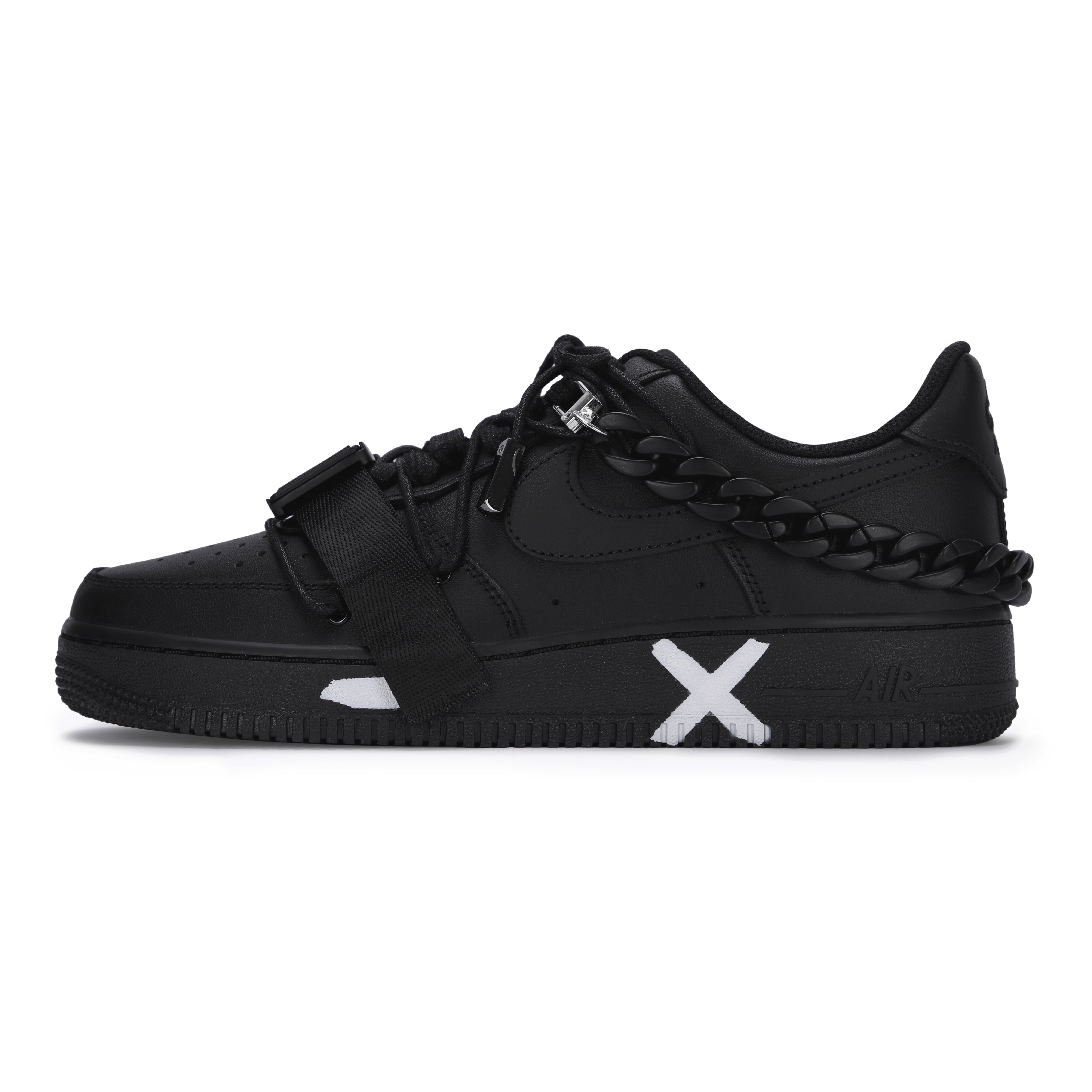 Кроссовки Air Force 1 07 Air Force 1 Thermal Coverage Low Top для скейтбординга унисекс, черные Nike