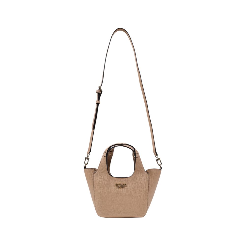 

Бежевая полиэтиленовая сумка GUESS