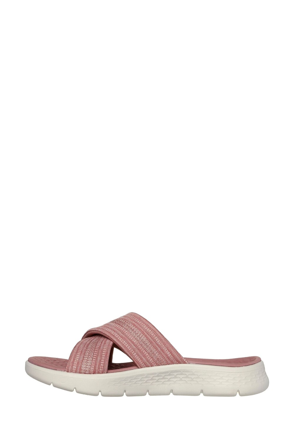 Женские сандалии Go Walk Flex с бабочкой Bliss Skechers, розовый — фото 2