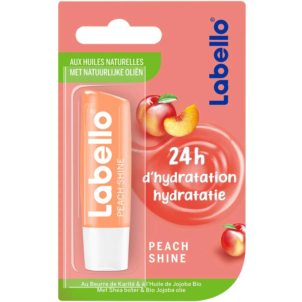 Бальзам для губ Labello Peach Shine 4.8 г Nivea