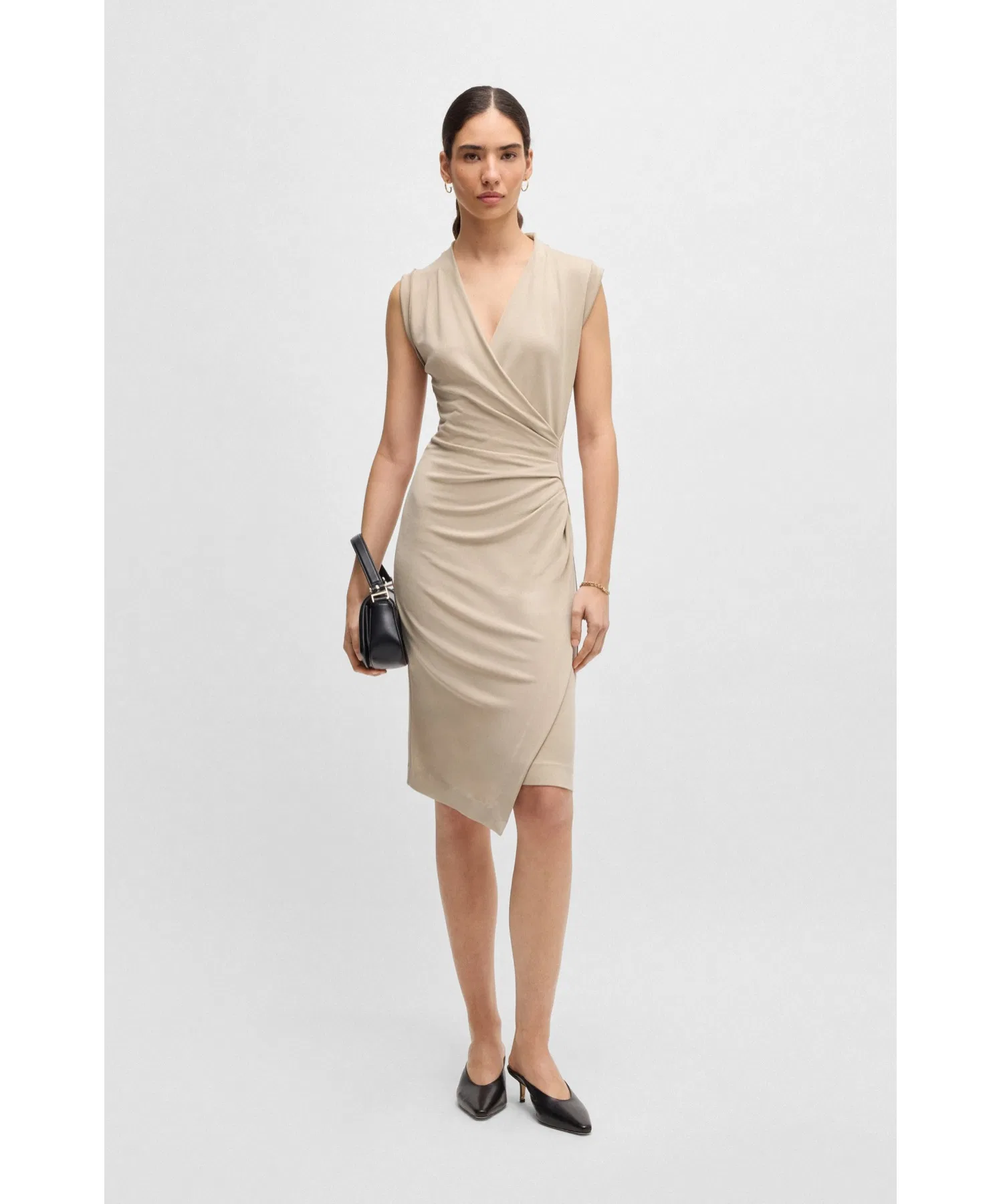 Женское платье BOSS Wrap Front Dress — фото 4