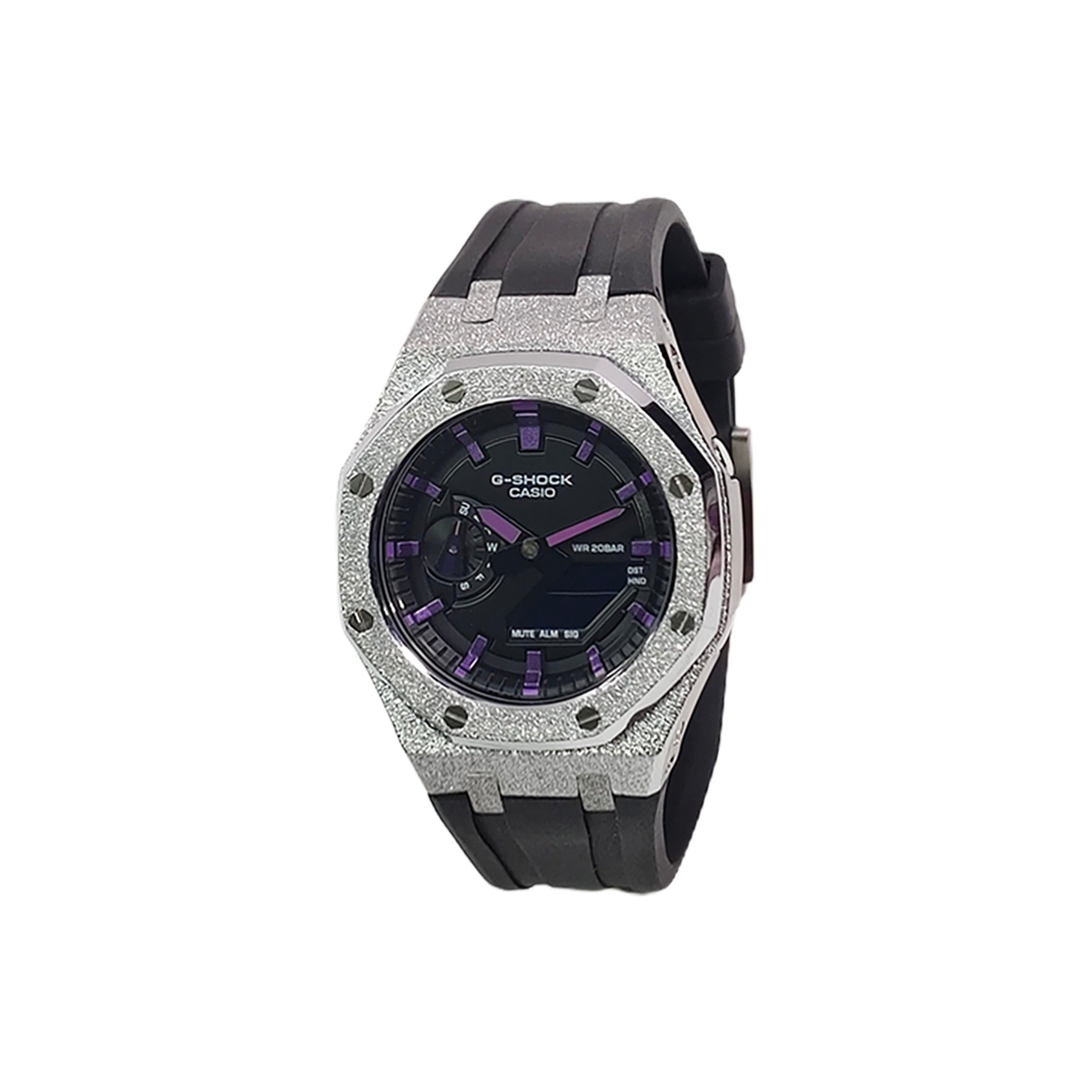 

CASIO Часы Retrofit Series Quartz Movement Fluoroelastomer Strap Watch Men's Watch Black Dial