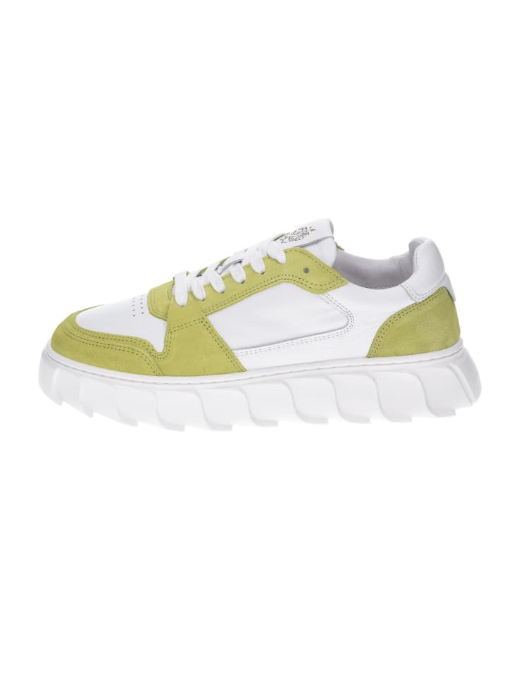 Элегантные туфли на шнуровке Apple of Eden, цвет white/light green — фото 3