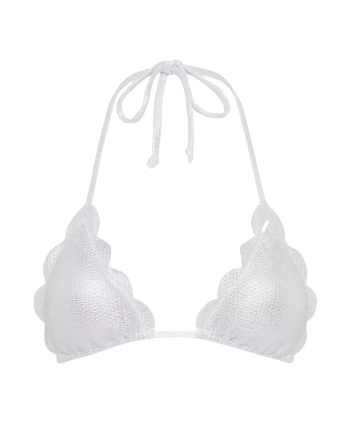 

Серебряный треугольный топ от бикини Бродвей Marysia, серый