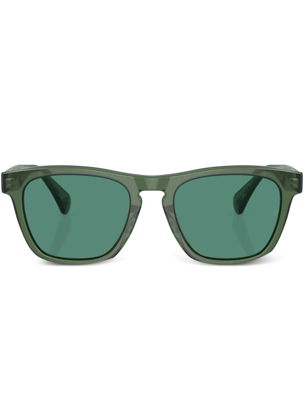 

Солнцезащитные очки R-3 трапециевидной формы Oliver Peoples, зеленый