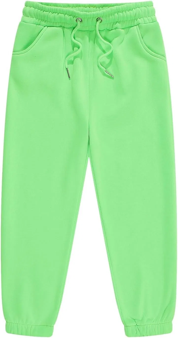 Спортивные брюки для подростков, хлопок, на резинке, Mint Green — фото 2