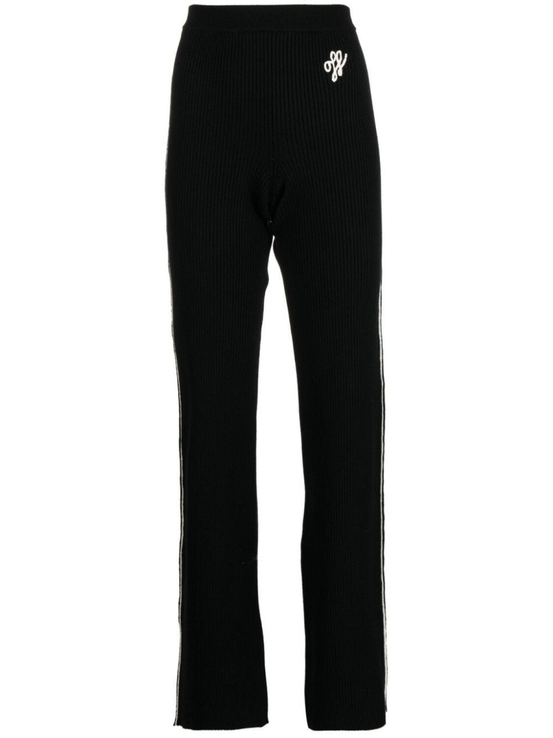 

Off-White трикотажные спортивные брюки Outline, черный