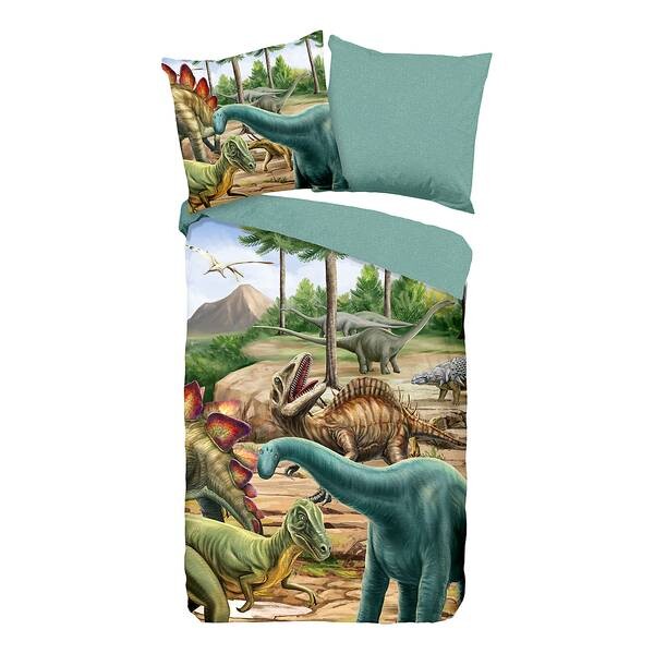 

Комплект постельного белья Good morning Prehistory, 135x200x1 см, зеленый
